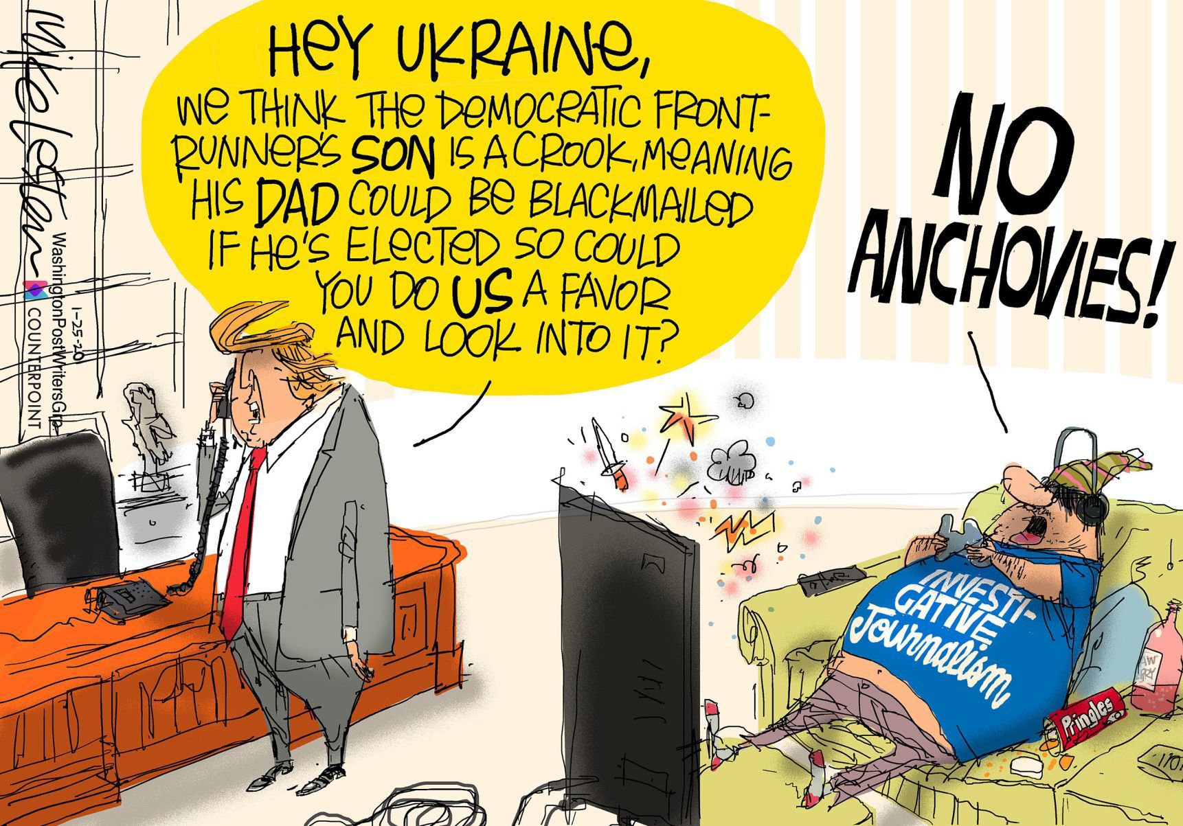 Mike Lester cartoon